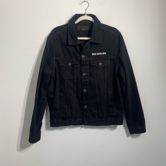 Wiz Khalifa Rapper Hip Hop Denim Trucker Jacket - Picture 3 of 6